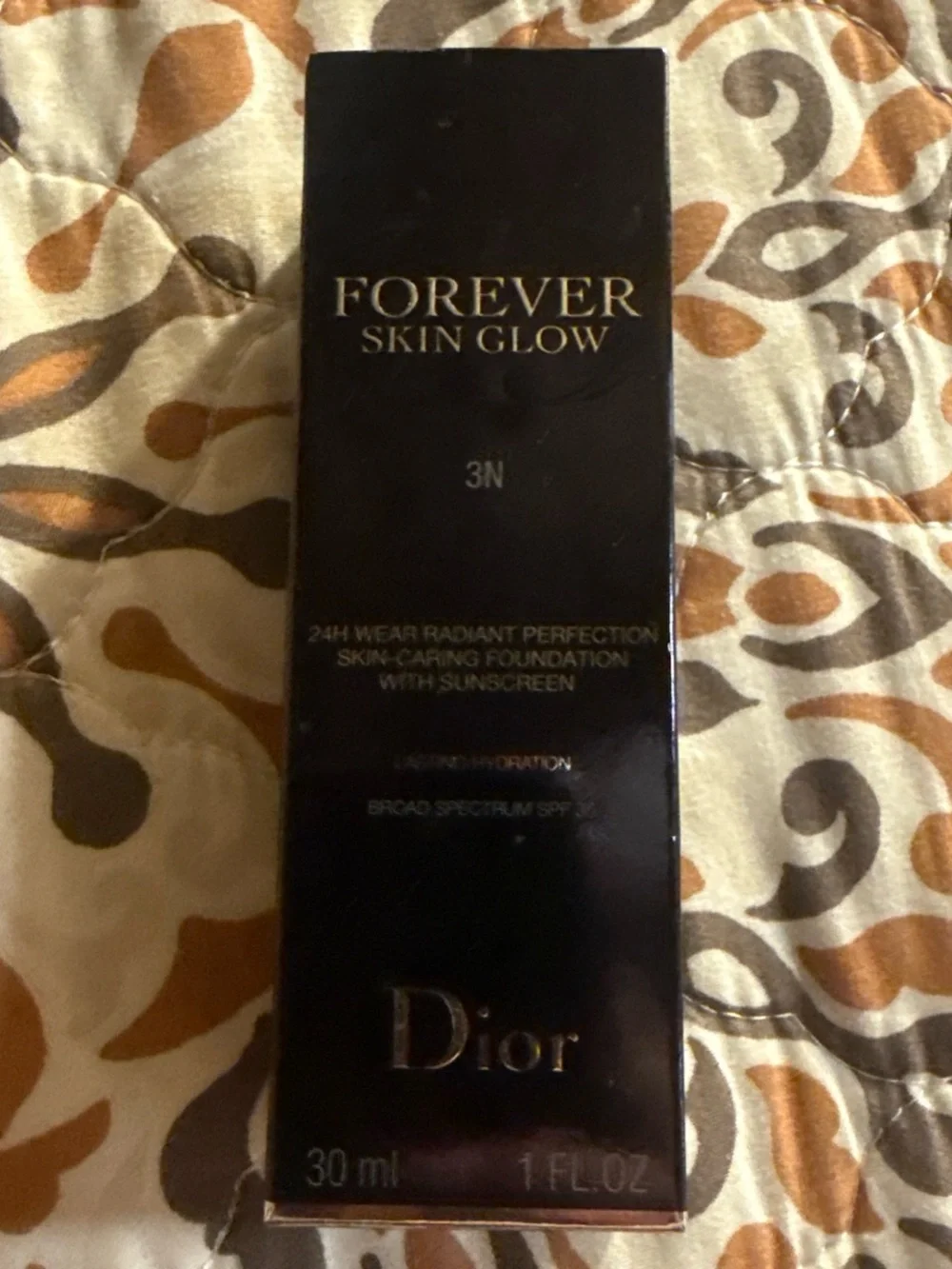 Dior Forever Skin Glow Foundation - Black & Gold Box